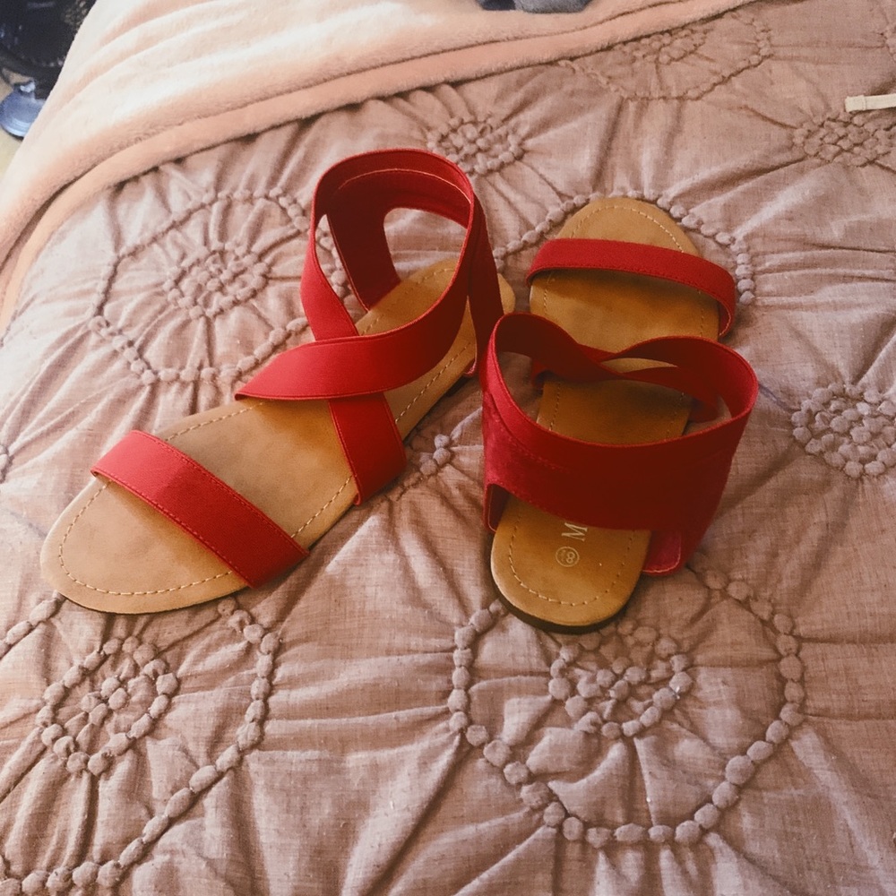 Red Sandals - Picture 2 of 3